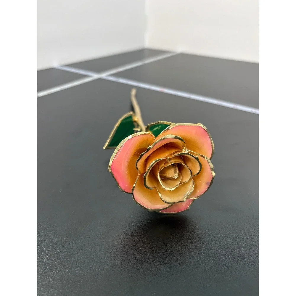 Zichao Unisex 24k Gold Dipped Rose 11